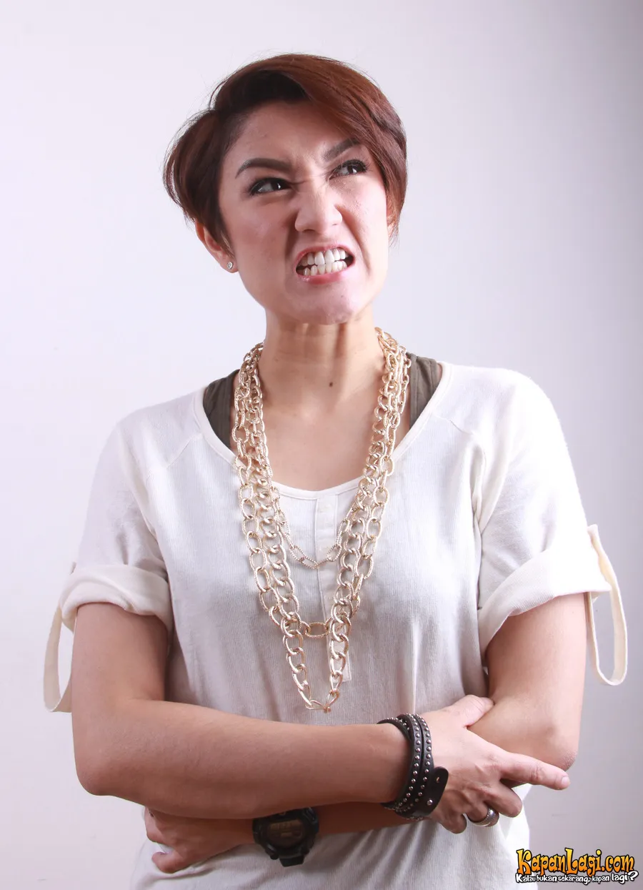 Melly siap ketularan cadas ©KapanLagi.com/Agus Apriyanto