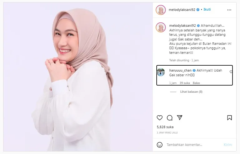 Credit via Instagram/melodylaksani92