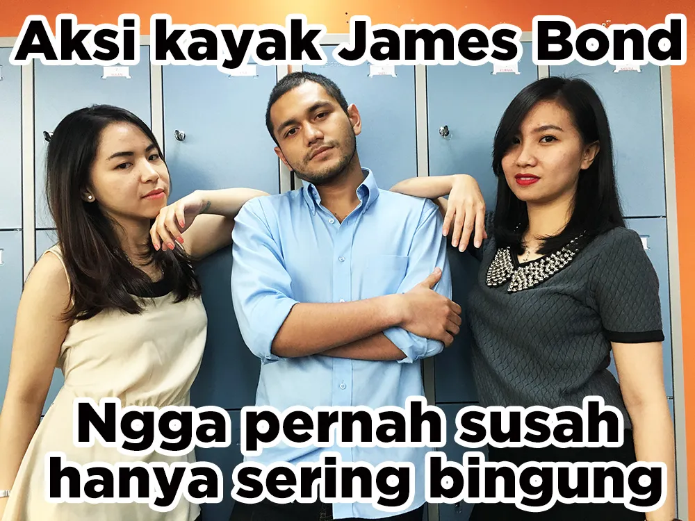 Caranya gampang! Kamu cuma perlu bikin meme seperti ini © KapanLagi.com/Sony Pictures/JakFM