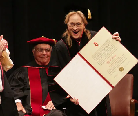 Ekspresi Bahagia Meryl Streep @ digitalspy.com