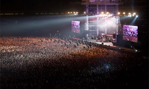 Lautan metalhead Metallica @BlackRock_Ent