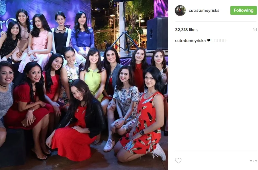 Ini foto yang diunggah oleh Cut Meyriska ©instagram/cutratumeyriska