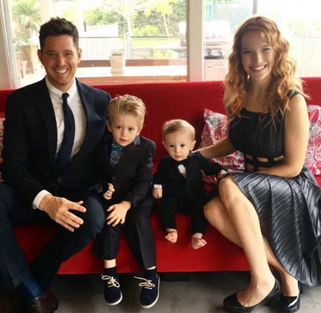 Anak pertama Michael Buble didiagnosa kanker © Instagram.com/michaelbuble