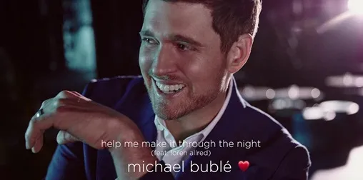 Michael Buble - Help Me Make It Through The Night (feat. Loren Allred) dan terjemahan