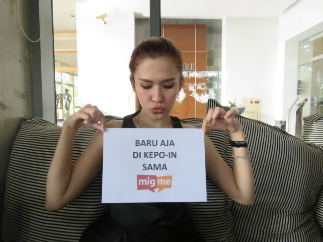 Di akun MigMe pribadinya, Michelle Joan buka-bukaan soal kedekatannya dengan para Michellelova © MigMe