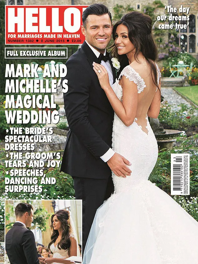Gaun pernikahan Michelle, cantik banget ya? @ dailymail.co.uk