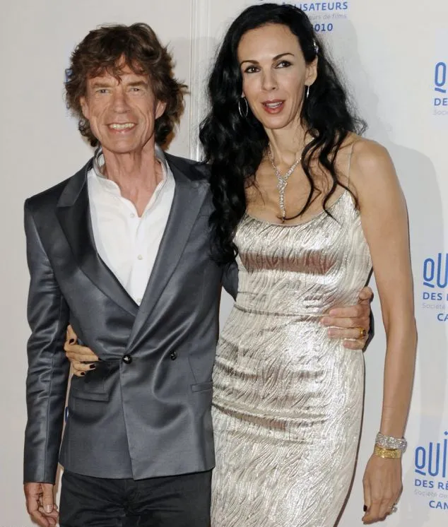 Mick Jagger dan L Wren Scott @ dailymail.co.uk