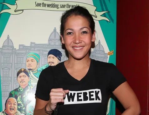 Mieke Amalia bagi cerita tentang pengalamannya jadi produser © KapanLagi.com/Budy Santoso