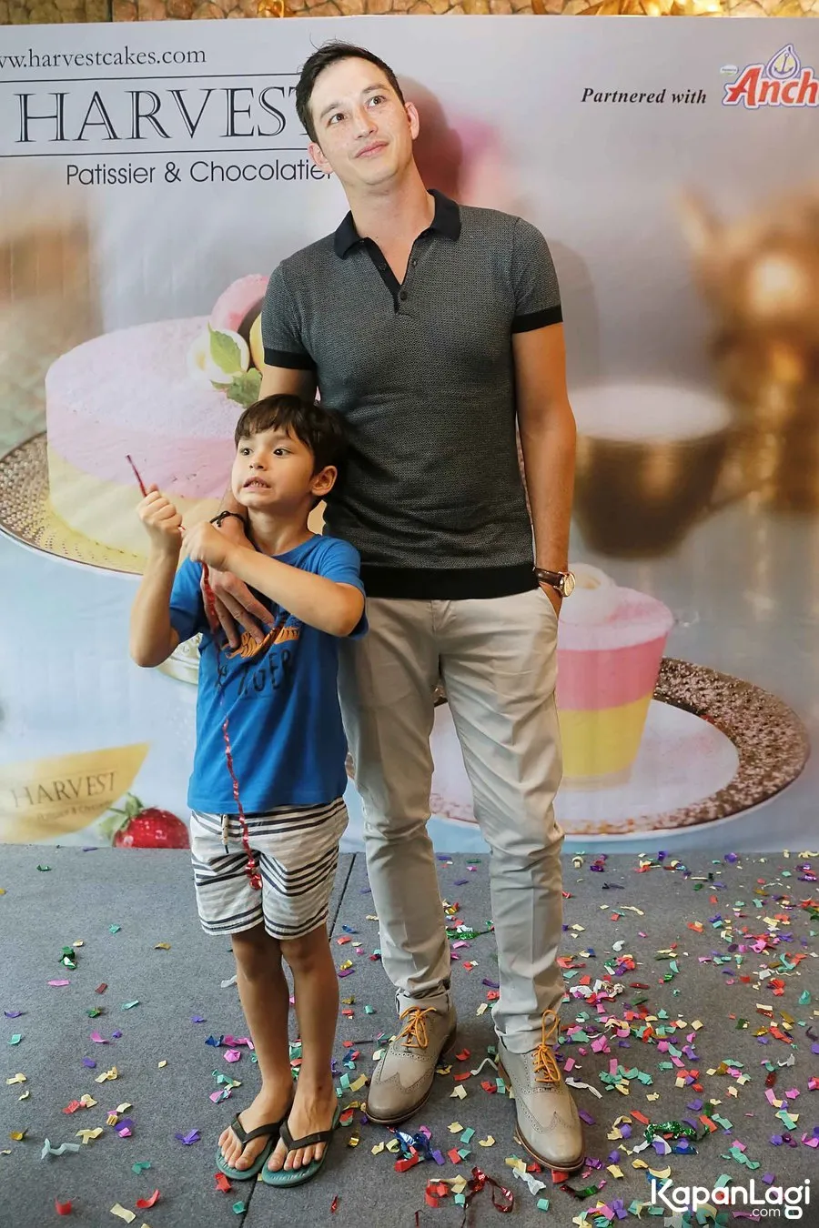 Mike Lewis bisa beradaptasi dengan dunia anak-anak © KapanLagi.com®/ Nuzulur Rahma