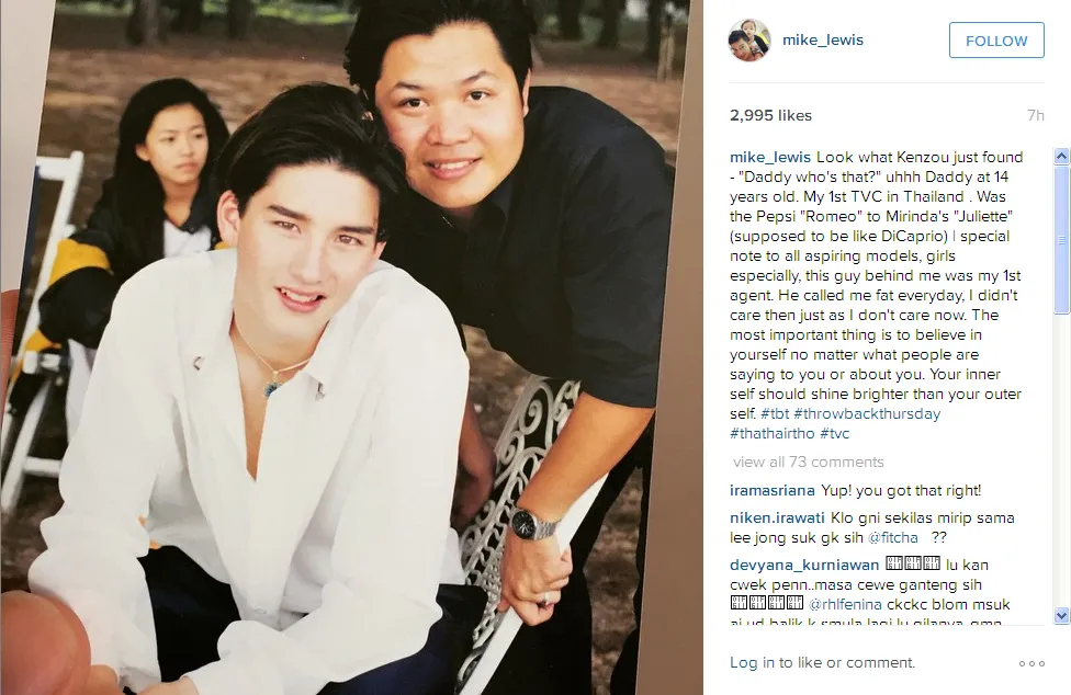 Mike Lewis usia 14 tahun, super ganteng! / © Instagram