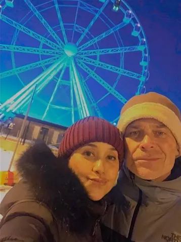 Potret Mike Tramp dan Ayu Azhari (Credit: Instagram/ayukhadijahazhari)