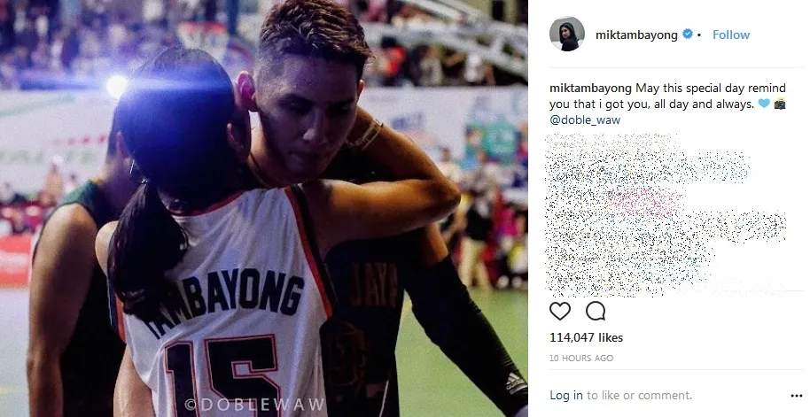 Di hari kasih sayang, Mikha unggah potret mesra dengan Daniel. Credit: instagram.com/miktambayong