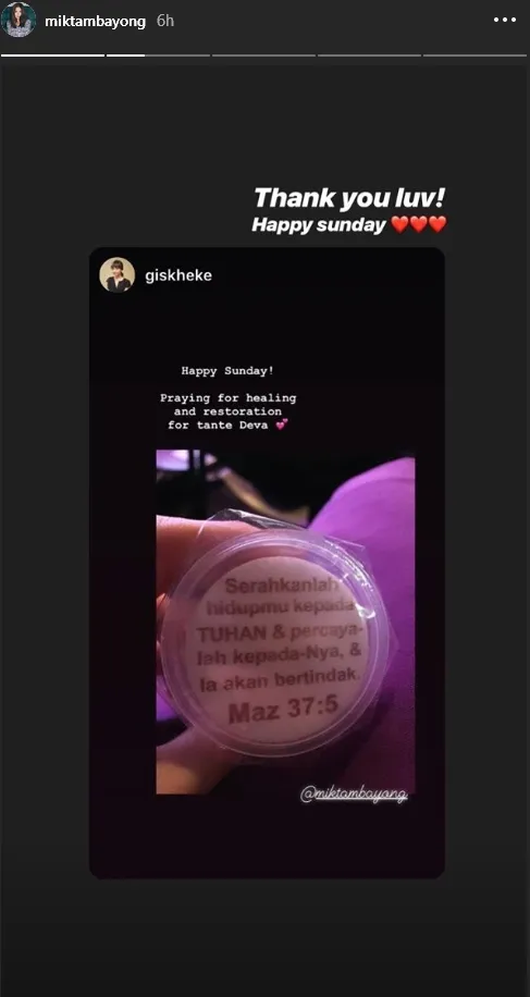 Dapat Dukungan Dari Sahabat