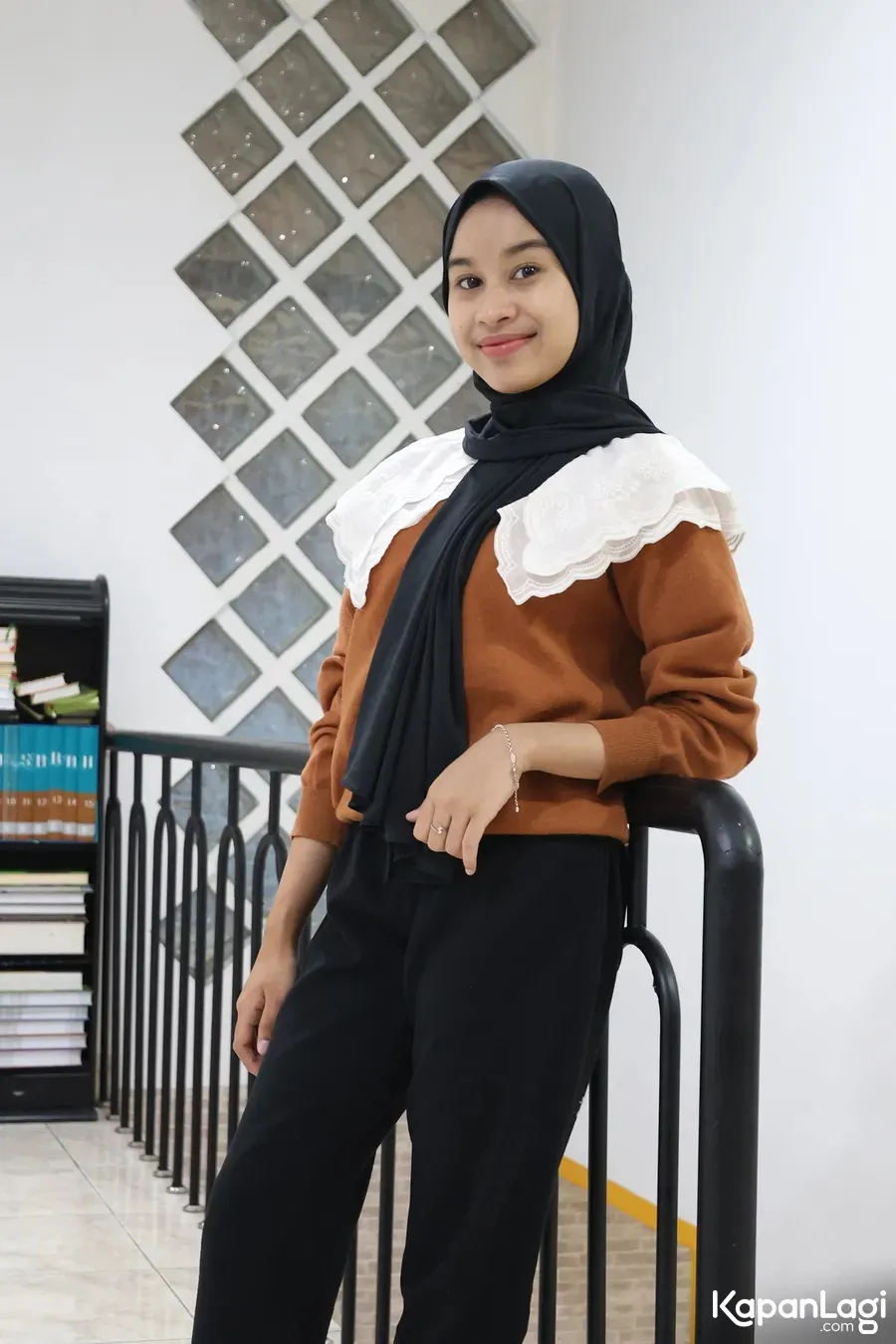 Valen kagum dengan Mila di kompetisi DA7 (cr: KapanLagicom/Budy Santoso)