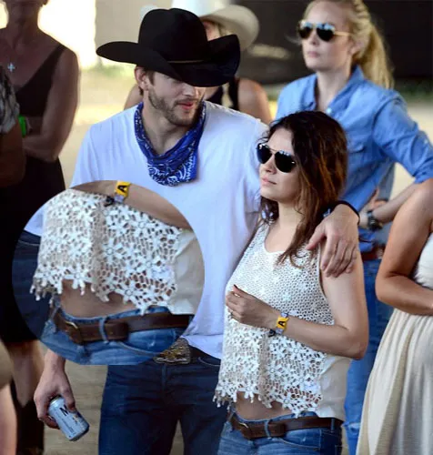 Bagian Perut Mila Kunis Yang Sempat Terlihat @ dailymail.co.uk