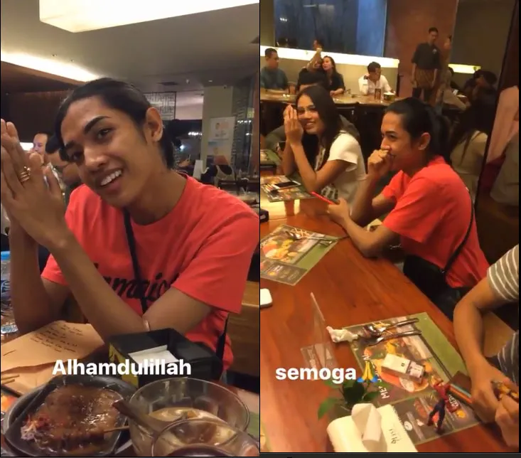 Ashanty meminta Millen untuk tak bertobat dan jadi laki-laki seutuhnya. © Instagram/ashanty_ash