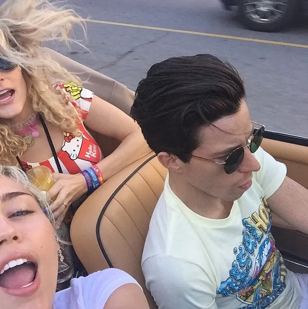 Miley Cyrus dikabarkan menggandeng pria baru, Shaun White © Instagram
