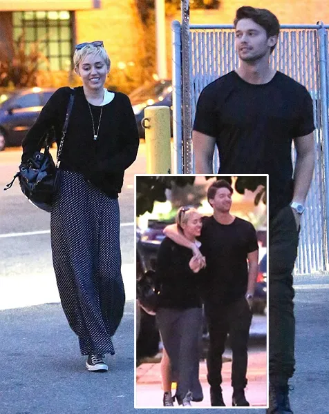 Miley dan Patrick jadi makin mesra @ dailymail.co.uk
