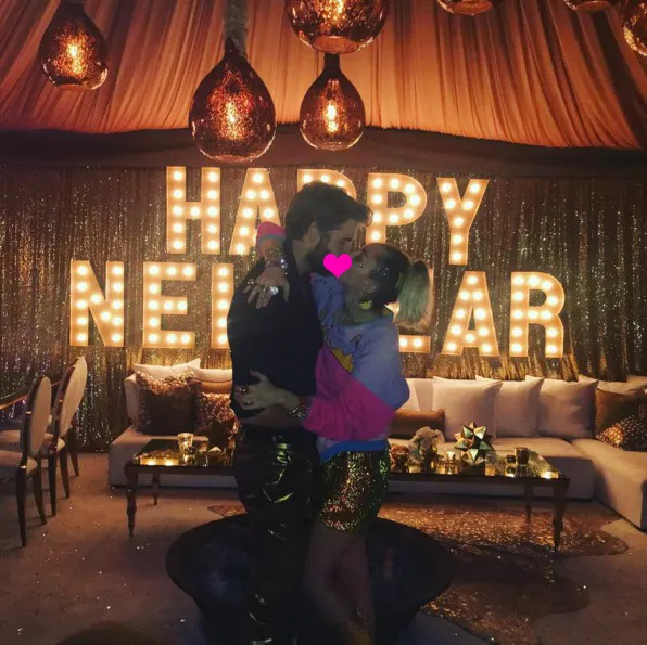 Pesta glamor inilah yang dikabarkan jadi acara pernikahan Miley dan Liam © instagram.com/mileycyrus