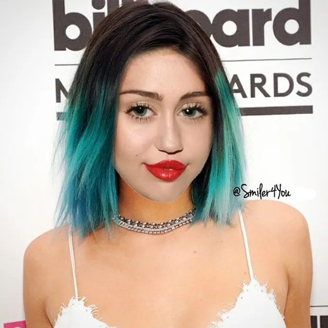Miley jadi Kylie, aneh? @ instagram.com/mileycyrus