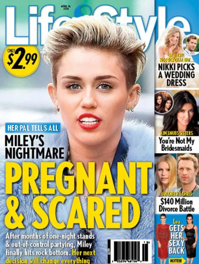 Sampul majalah Life & Style @ dailymail.co.uk