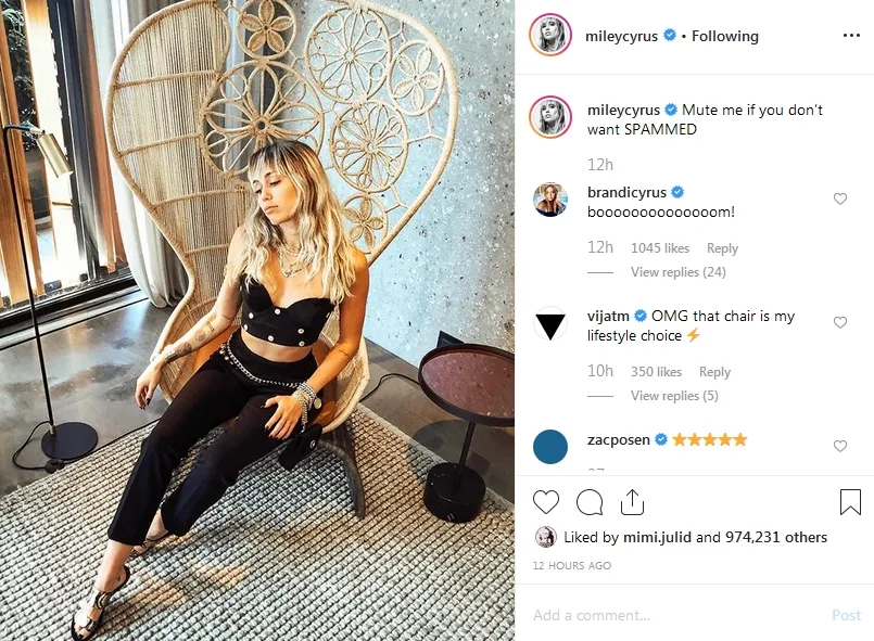 ©instagram.com/mileycyrus