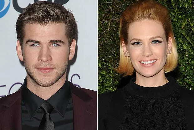 Liam Hemsworth - January Jones @ thesun.co.uk