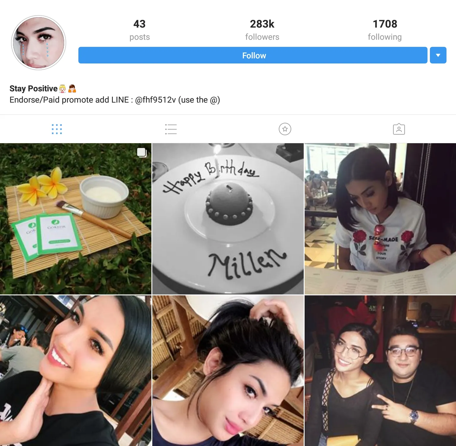 Instagram Millen aktif lagi © instagram.com/millencyrus