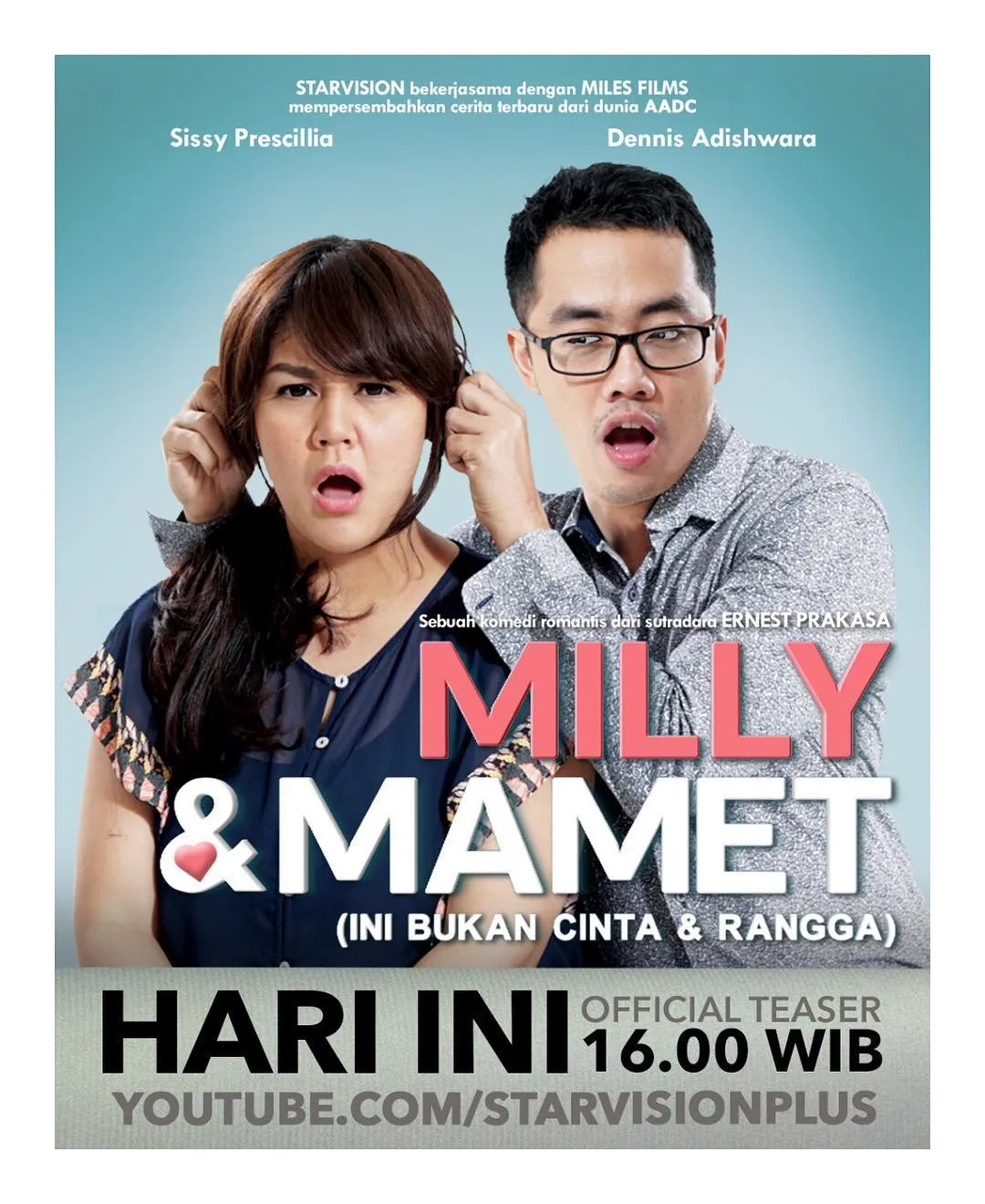 Poster resmi 'MILLY & MAMET' / Credit: Instagram - mirles