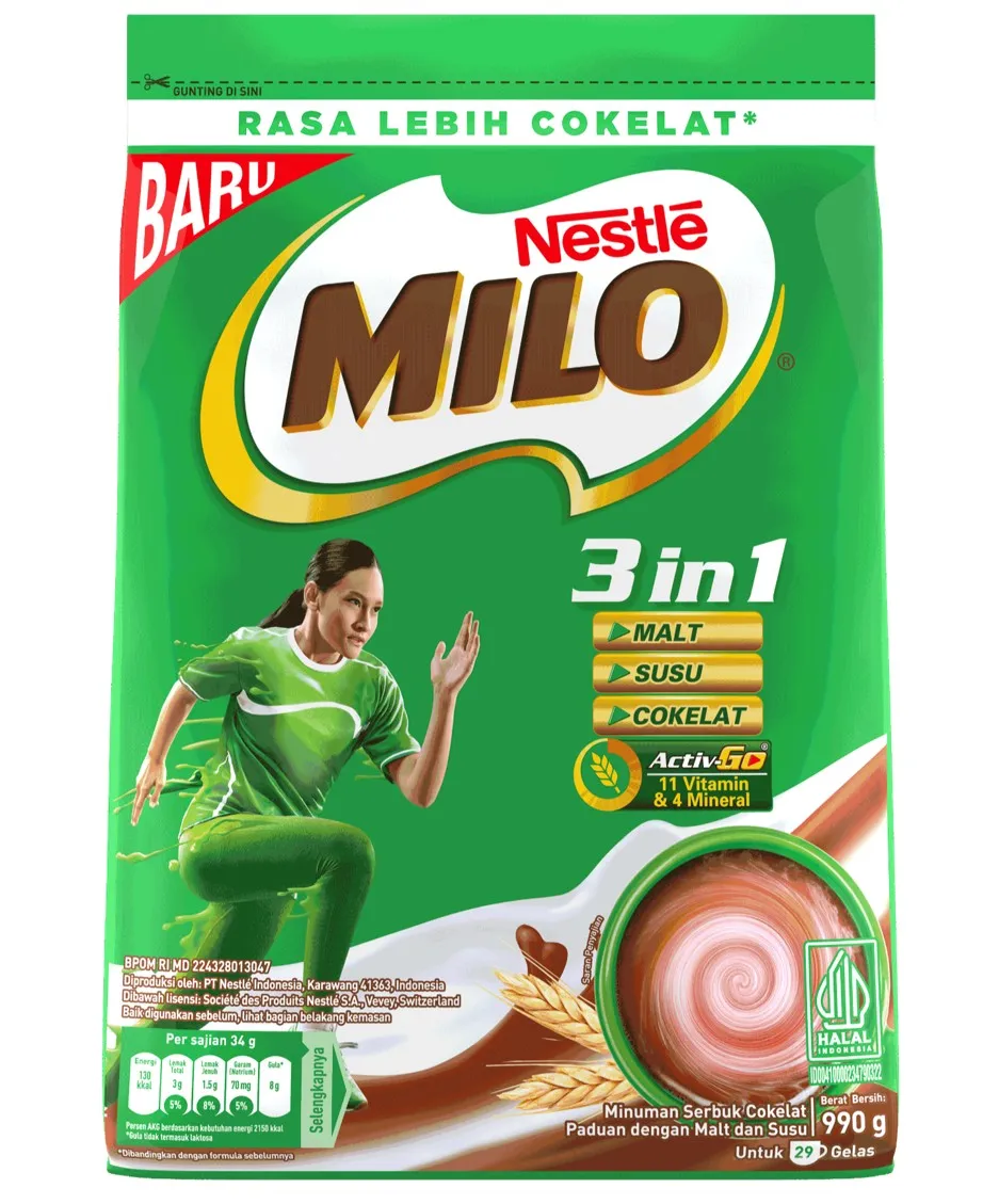 Milo 3-in-1. (c) MILO Indonesia