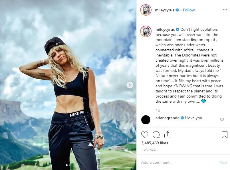 © instagram/mileycyrus