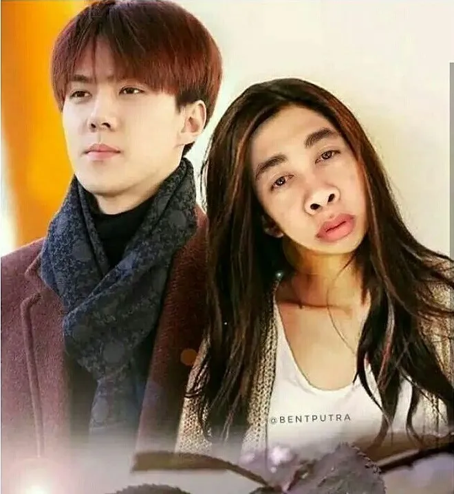 Kehaluan Mimi Peri dengan Sehun © instagram.com/mimi.peri