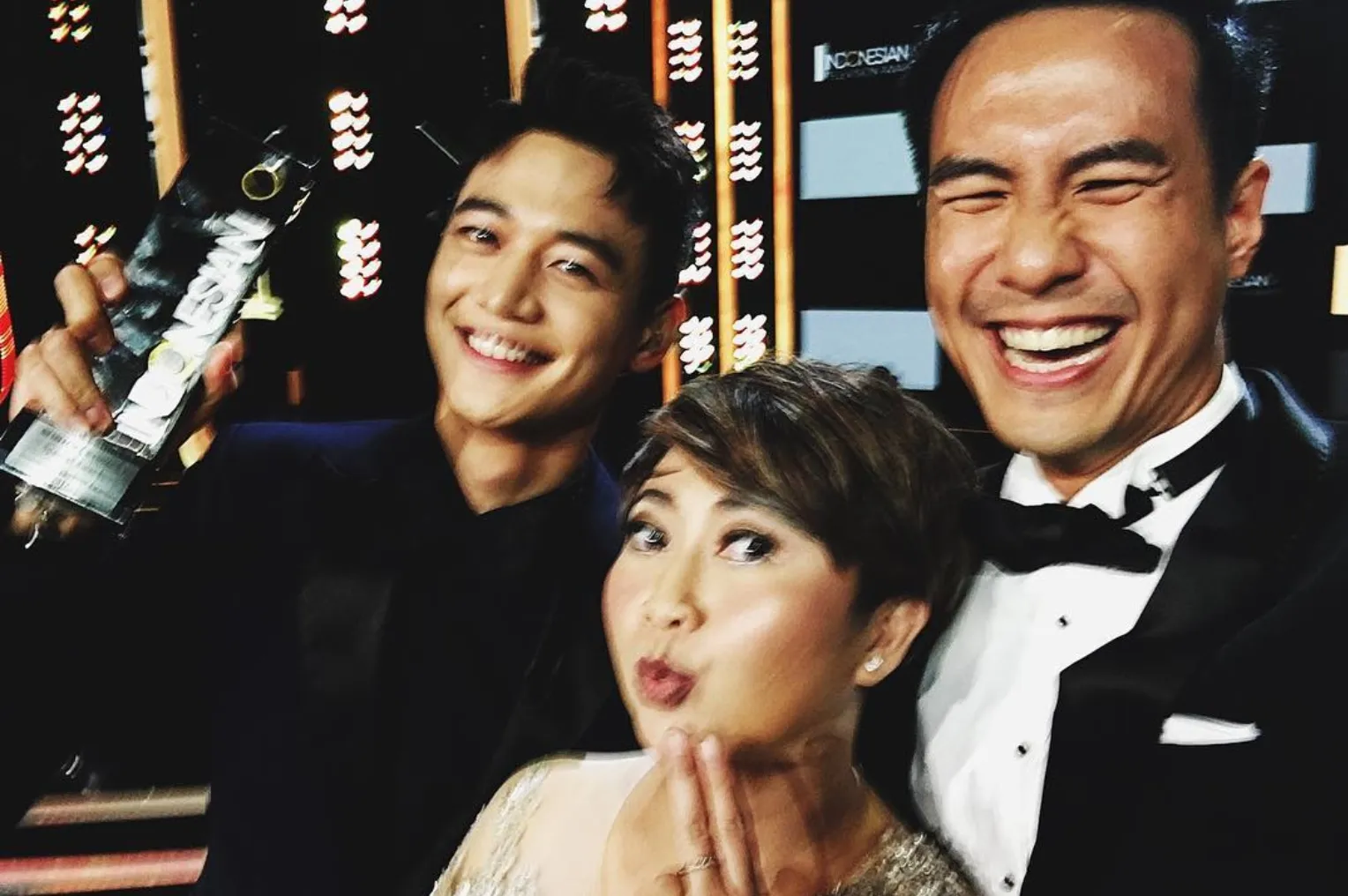 Hasil wefie mereka © instagram.com/vjdaniel