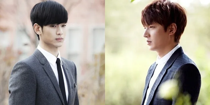 Kim Soo Hyun semakin populer berkat My Love From Another Star (kiri). Lee Min Ho, popularitasnya meroket berkat The Heirs © Istimewa