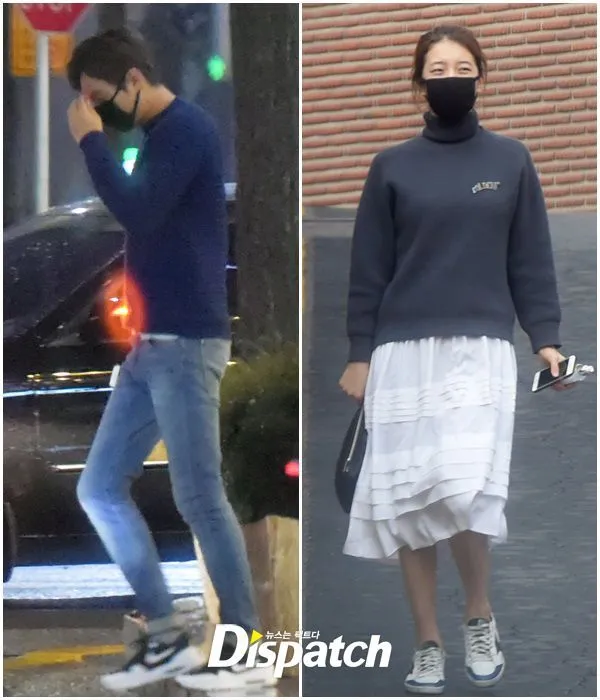 Kencan pertama Lee Min Ho dan Suzy setelah jadian. @dispatch.co.kr