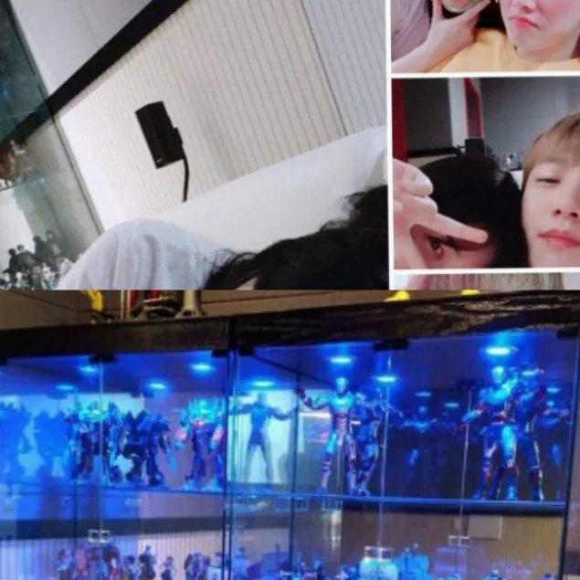 Mereka diduga foto bersama di rumah Minhwan © allkpop.com