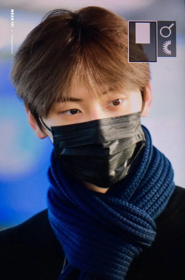 Minhyun tiba di Milan © MEAN IT