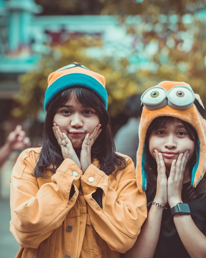 Gritte dan Jodie pergi ke Dufan bersama (credit: instagram.com/gritteagathaa)