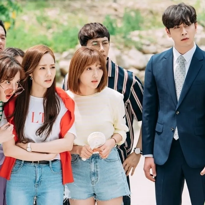 Park Min Young bersama Pyo Yejin dan Chansung © tvN