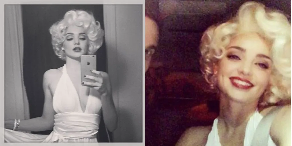 Miranda Kerr menjelma jadi Marilyn Monroe © Instagram/Mirandakerr