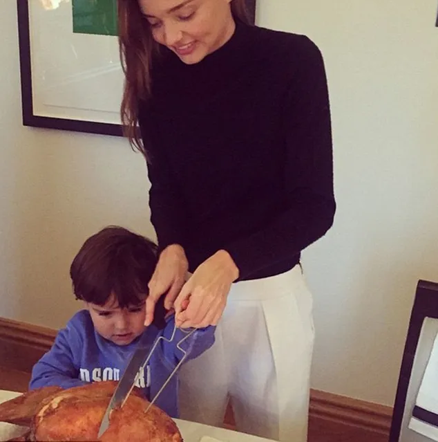 Happy thanksgiving! :) @ instagram.com/mirandakerr