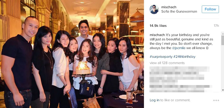 Happy birthday Jessica! © instagram.com/mischach