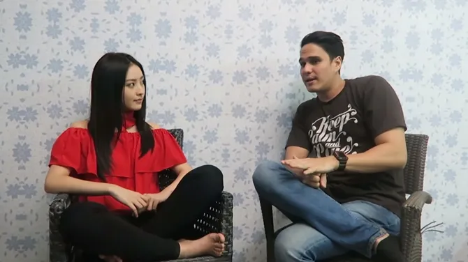 Cerita putus Mischa Chandrawinata (credit: Natasha Wilona YouTube channel)