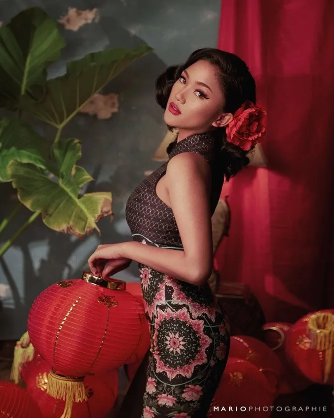 Marion Jola jalani pemotretan Imlek bareng Mario Photographie © instagram.com/mariophotographie