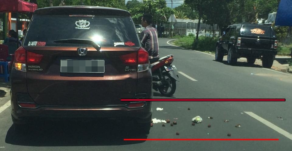 Hasil gambar untuk buang sampah dari mobil