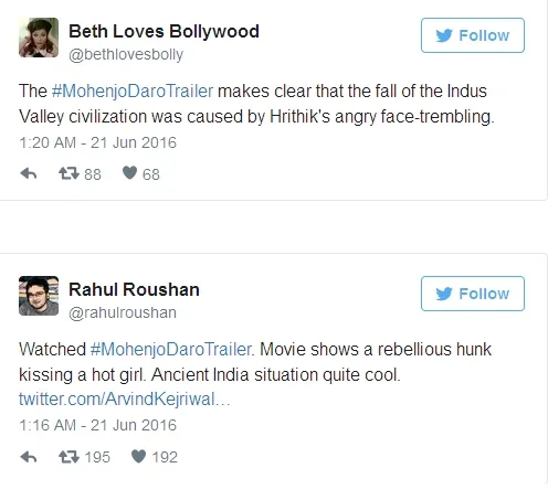 'MOHENJO DARO' dikritik netizen ©bollywoodlife