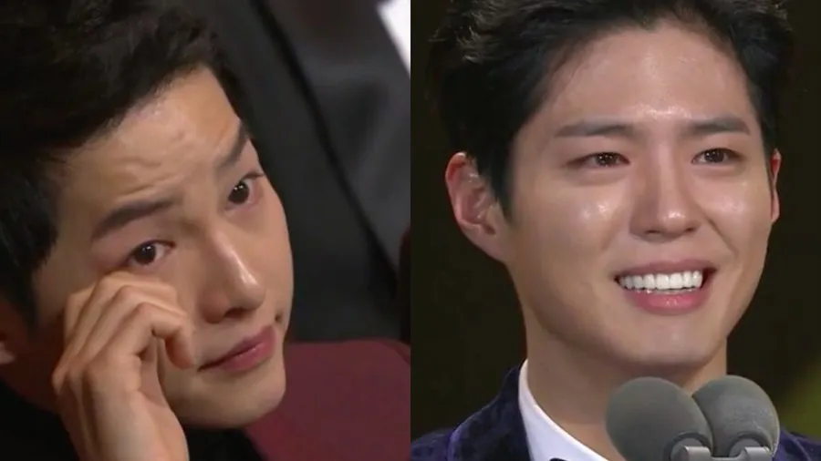 Saat Song Joong Ki dan Park Bo Gum menangis © Istimewa