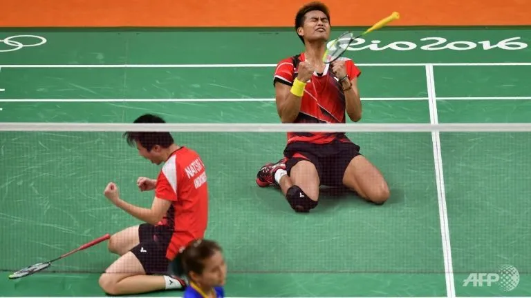 Momen saat Owi-Butet meraih medali emas di Olimpiade Rio 2016