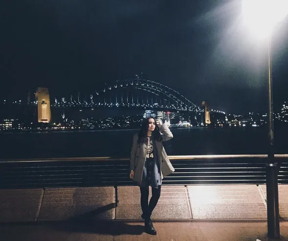 Momo Geisha Saat Berada di Australia © Instagram