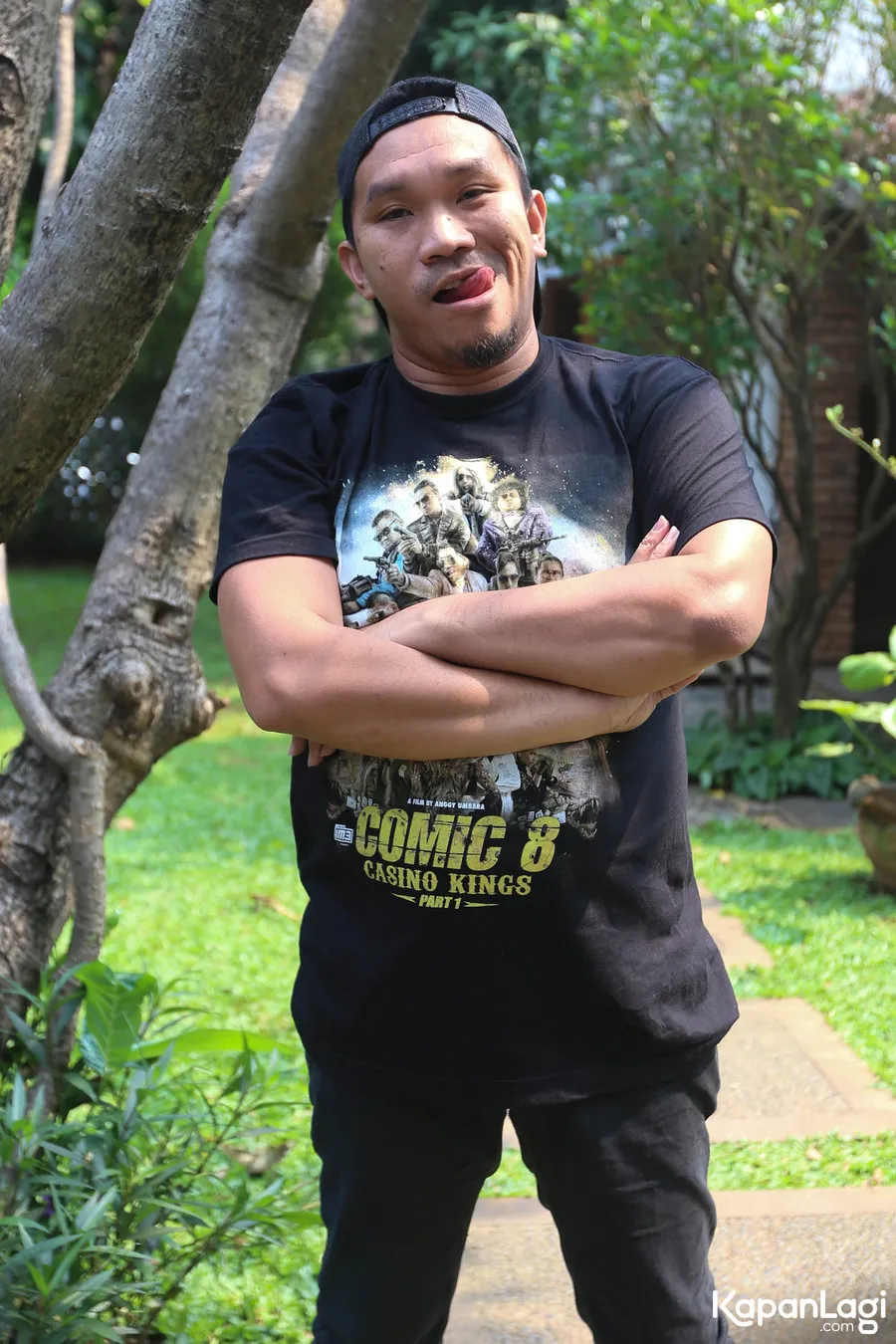 Sebagai komika, Mongol memang lebih suka spontan © Budy Santoso